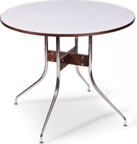 Swag Leg Dining Table White image.