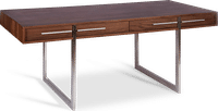 Naver AK1340 Desk Walnut Veneer image.