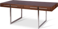 Naver AK1340 Desk Walnut Veneer image.