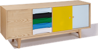 Borge Sideboard  Oak Veneer image.