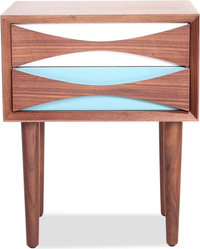 C020 Side Cabinet Walnut Veneer image.