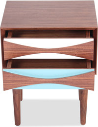 C020 Side Cabinet Walnut Veneer image.
