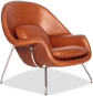 Womb Chair Premium Leather/Dark Tan image.