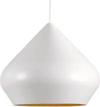Beat Pendant Light - Stout White / Gold image.