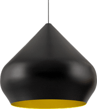 Beat Pendant Light - Stout Black / Gold image.