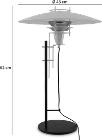 JL341 Style Table Lamp White image.