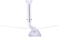 MCL R3 - Three Arm Casquette Ceiling Lamp White image.
