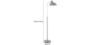 Kaiser Idell Style Floor Lamp Beige image.