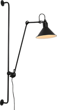 Lampe Gras 214 Style Wall Lamp Black image.