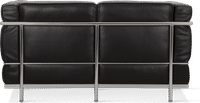 LC2 Style Petit - 2 Seat Sofa Black image.