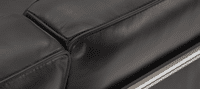 LC2 Style Petit - 3 Seat Sofa - Black Leather  Black image.