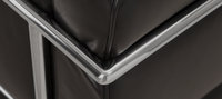 LC2 Style Petit Confort Armchair Black image.