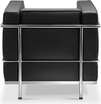 LC2 Style Armchair Black image.