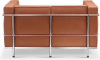 LC2 Style 2 Seater Sofa Cognac image.