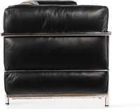 LC3 Style 3 Seater Grand Sofa Black  image.