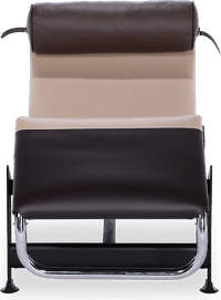 LC4 Style Chaise Longue - Special Edition Faux Leather/Beige image.