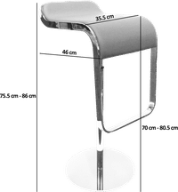 LEM Barstool Red image.