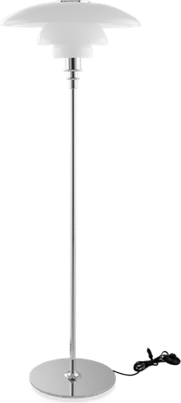 PH 4.5 - 3.5 Style Floor Lamp Tall Chrome image.