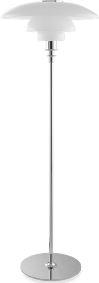 PH 4.5 - 3.5 Style Floor Lamp Tall Chrome image.