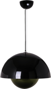 Flowerpot VP2 Pendant Lamp Black image.