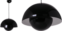 Flowerpot VP2 Pendant Lamp Black image.