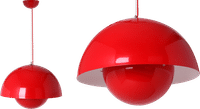 Flowerpot VP2 Pendant Lamp Red image.