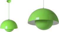 Flowerpot VP2 Pendant Lamp Green image.