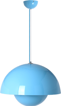 Flowerpot VP2 Pendant Lamp Light Blue image.
