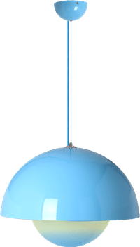 Flowerpot VP2 Pendant Lamp Light Blue image.