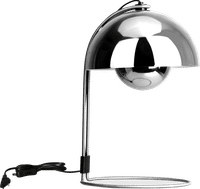 Flowerpot VP4 Style Table Lamp Chrome image.
