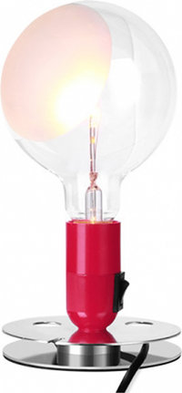 Lampadina Style Lamp Red image.