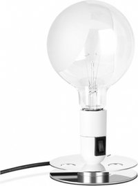 Lampadina Style Lamp White image.