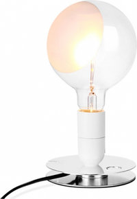 Lampadina Style Lamp White image.