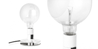 Lampadina Style Lamp White image.