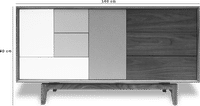 Lucas Sideboard  Walnut image.