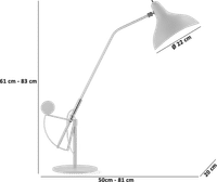 Mantis BS3 Style Table Lamp White image.