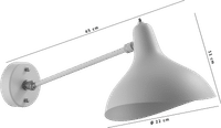 Mantis BS5 Style Wall Lamp Black image.