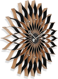 Sunflower Style Wall Clock  Maple image.