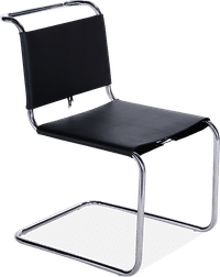 Mart Stam Chair Premium Leather/Black  image.