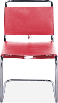 Mart Stam Chair Premium Leather/Red image.