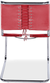 Mart Stam Chair Premium Leather/Red image.