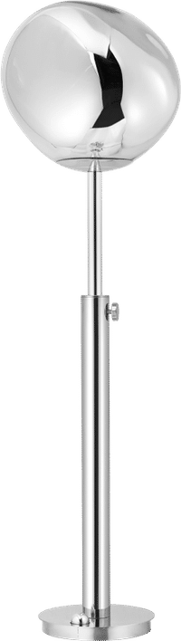 Melt Style Floor Lamp Chrome image.
