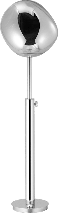 Melt Style Floor Lamp Chrome image.
