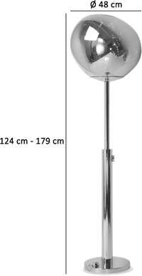 Melt Style Floor Lamp Rose Gold image.