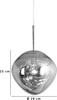 Melt Pendant Lamp  Melt Chrome/Small image.