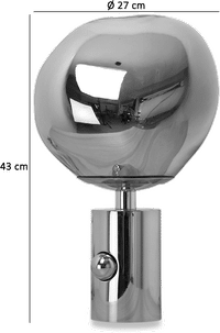 Melt Style Table Lamp  Rose Gold image.