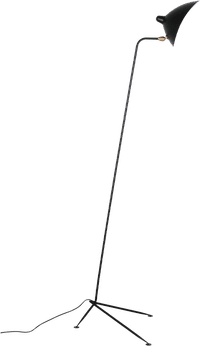 MFL-1 Style Contemporary Floor Lamp Black image.