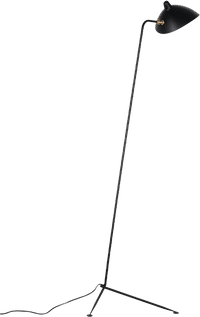 MFL-1 Style Contemporary Floor Lamp Black image.