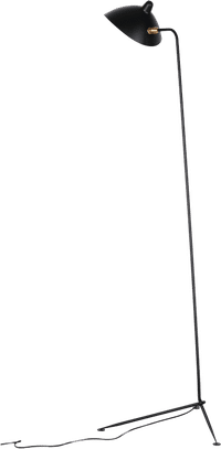 MFL-1 Style Contemporary Floor Lamp Black image.