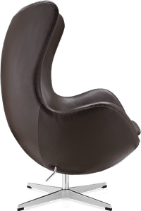 The Egg Chair Premium Leather/With piping/Mocha image.